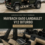 Maybach G650, 4x4 de luxe, en pleine nature