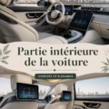 Une voiture protégée sous un abri contre les intempéries