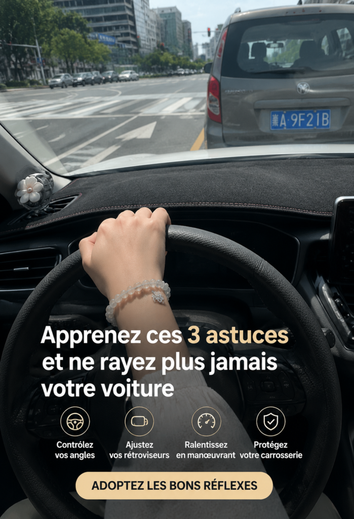 Voiture propre et brillante sur un fond naturel, illustrant la protection de la carrosserie.