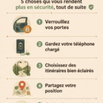Femme conduisant seule dans une voiture, avec une expression confiante.