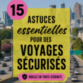 Une femme souriante se préparant pour un voyage en voiture en vérifiant son véhicule.