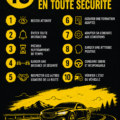 Femme au volant prenant des notes pour une conduite sûre