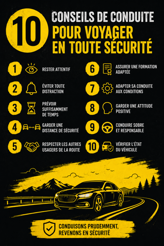 Femme au volant prenant des notes pour une conduite sûre