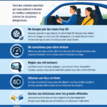 Femme souriante au volant d'une voiture, illustrant des conseils de conduite pratique.