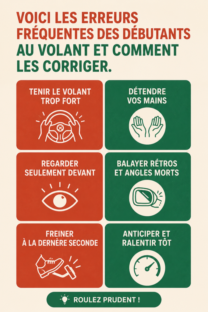 Une femme conduisant une voiture avec assurance, illustrant une conduite en toute sécurité.