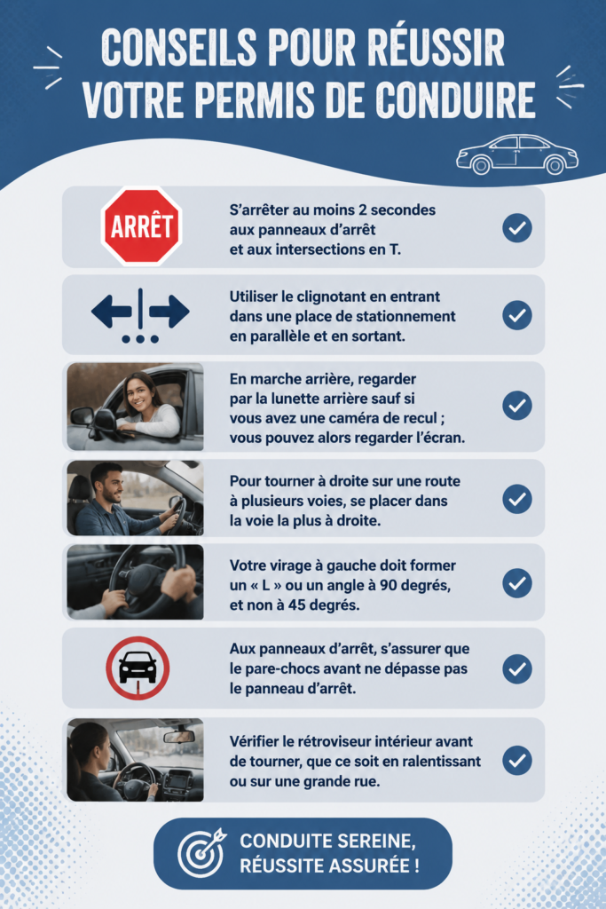 Photo d'une femme souriante avec son permis de conduire en main, soulignant la joie de réussir l'examen.