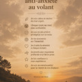 Femme sereine au volant pratiquant des affirmations positives