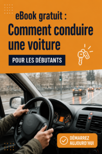 Une femme souriante prenant le volant pour la première fois, prête à découvrir la conduite.