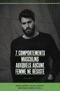 Un homme souriant avec une attitude confiante qui séduit les femmes.