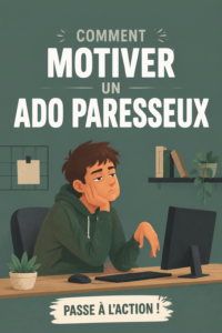 Un adolescent en pleine activité créative, illustrant la motivation et l'engagement.
