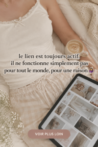 Capture d'écran montrant un lien qui ne fonctionne pas sur un navigateur web.