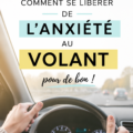 Femme au volant avec une expression détendue, surmontant son anxiété de conduite.