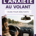Illustration d'une femme sereine conduisant une voiture, symbolisant la gestion de son anxiété avec la TCC.