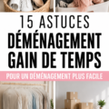 Une femme heureuse emballant des cartons pour son déménagement, illustrant des astuces pratiques.