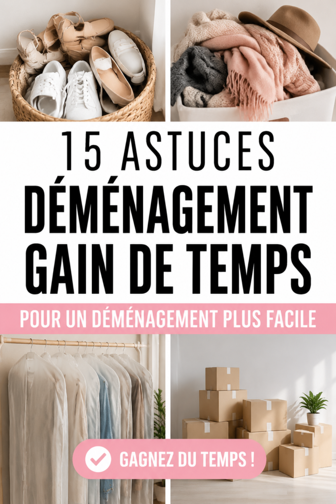 Une femme heureuse emballant des cartons pour son déménagement, illustrant des astuces pratiques.