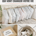 Femme en train de préparer ses affaires pour un déménagement.
