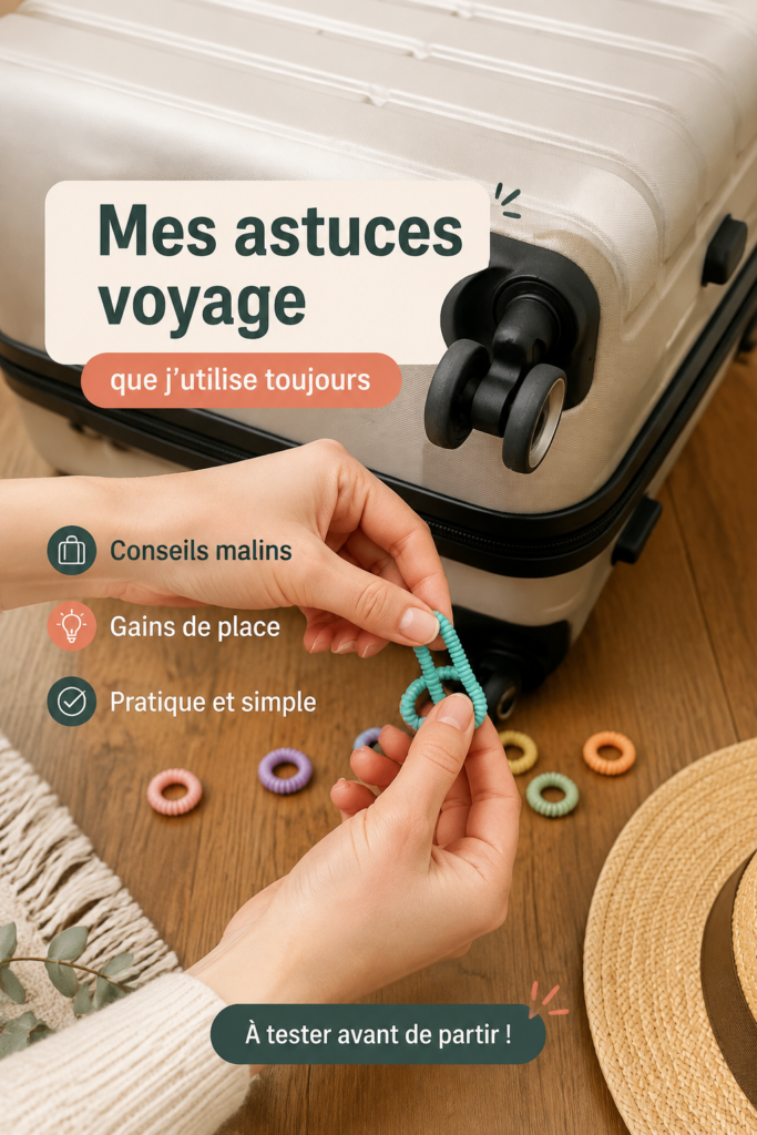 Femme conductrice souriante lors d'un voyage sur la route avec des éléments de confort