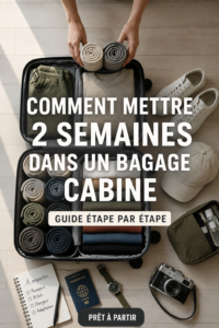 Femme préparant son bagage à main pour un voyage d'affaires