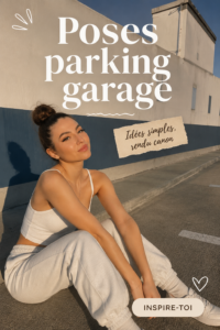 Une femme conduisant dans un parking en toute confiance.
