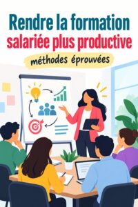 Employés en formation dans un environnement de travail collaboratif
