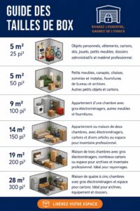 Femme professionnelle réfléchissant à la taille de son box de stockage