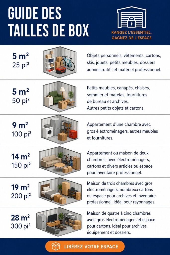 Femme professionnelle réfléchissant à la taille de son box de stockage