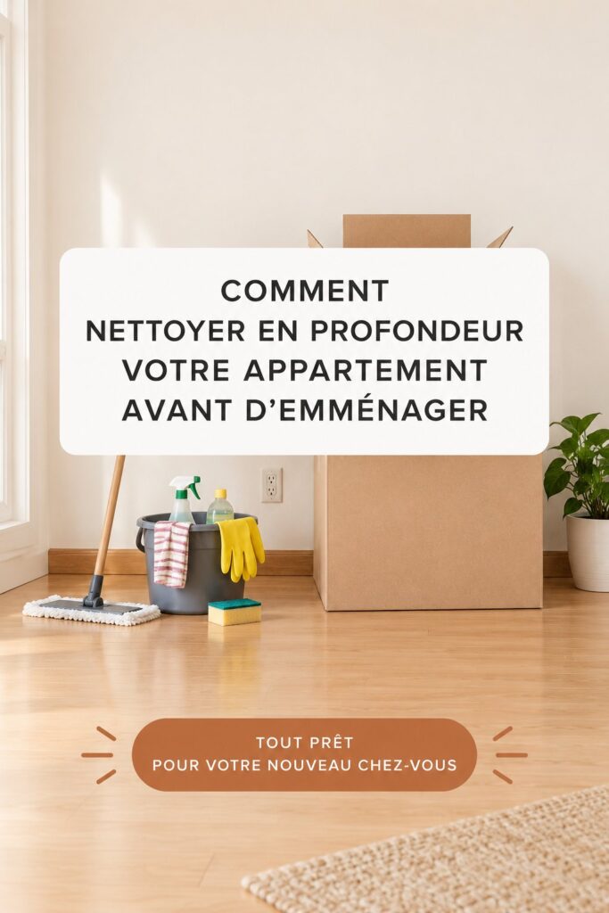 Un appartement lumineux et propre prêt pour un nouvel emménagement