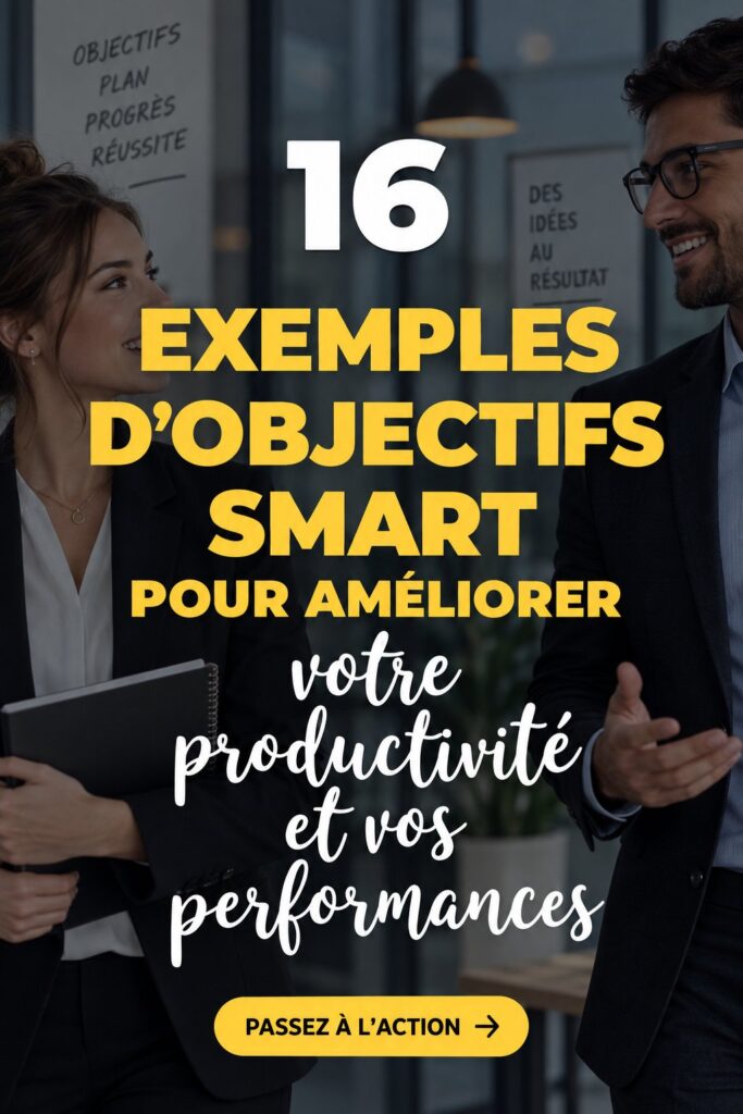 Femme professionnelle fixant des objectifs pour améliorer sa productivité au travail