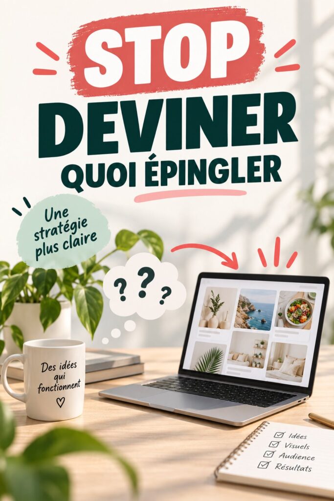 Femme utilisant Pinterest pour optimiser ses épingles