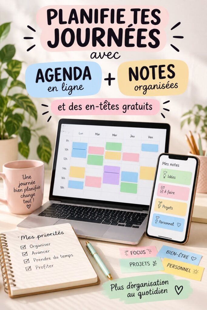 Capture d'écran de Google Calendar montrant un emploi du temps organisé pour un chauffeur professionnel.