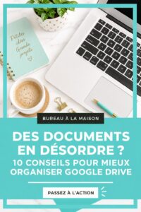 Capture d'écran d'une interface Google Drive bien organisée avec des dossiers clairs.