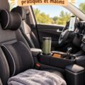 Accessoires variés pour l'intérieur d'une voiture moderne