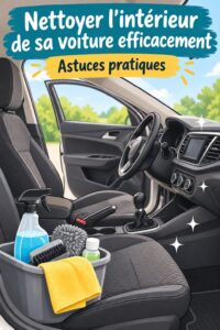 Intérieur de voiture propre et bien rangé, montrant un habitacle accueillant.