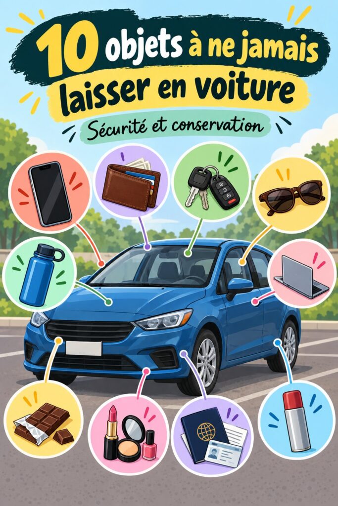 Intérieur d'une voiture propre sans objets dangereux