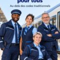 uniforme ferroviaire inclusif porté par une femme et un homme